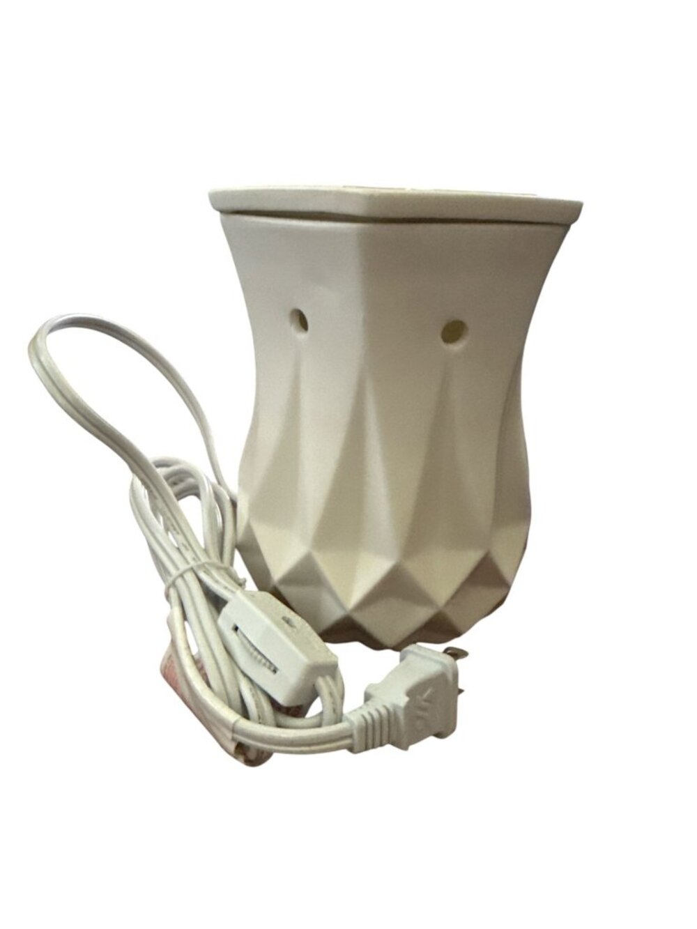 Scentsy "Alabaster" Electric Wax Warmer 6" Tall Full Size
